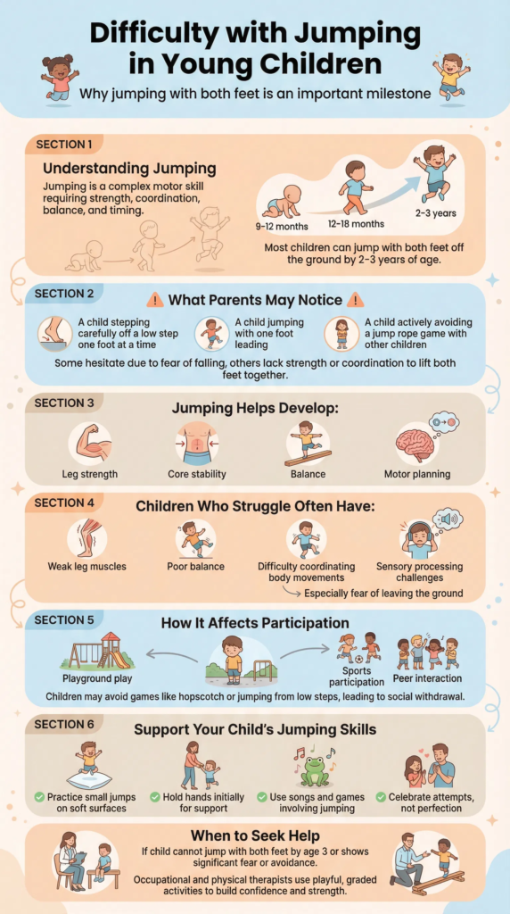 Difficulty with Jumping in Young Children