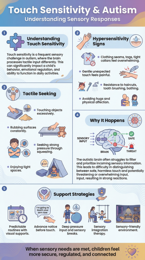 Touch Sensitivity and Autism: Understanding Sensory Responses in Children