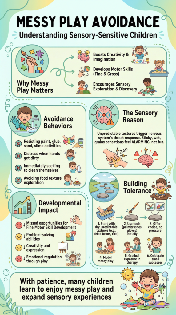 Messy Play Avoidance in Sensory-Sensitive Children Messy Play Avoidance in Sensory-Sensitive Children