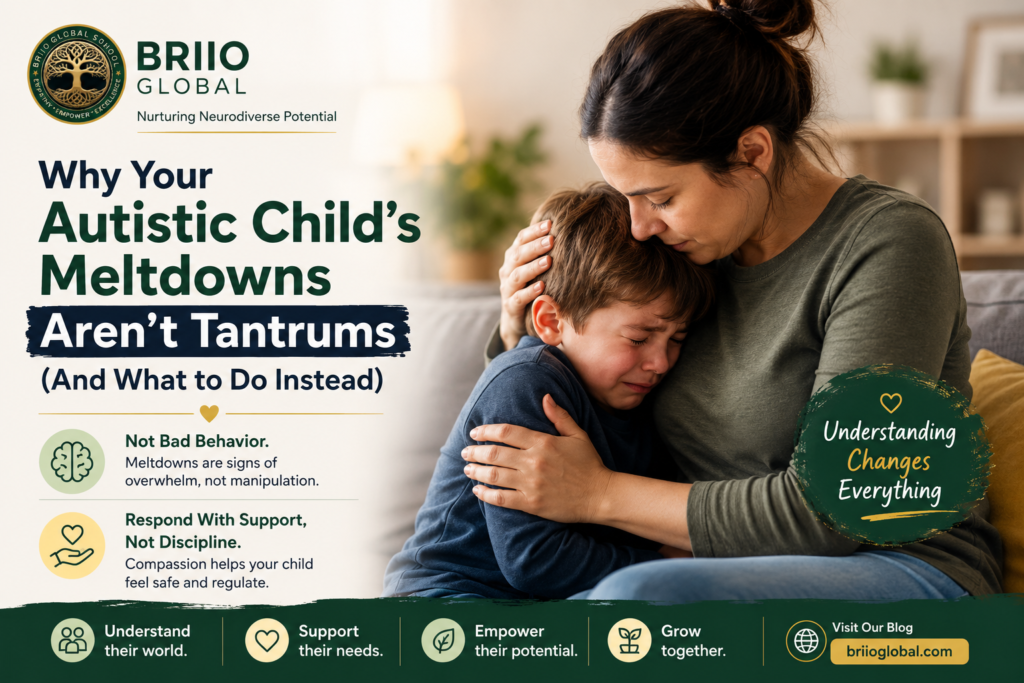 Child’s Meltdowns Aren’t Tantrums